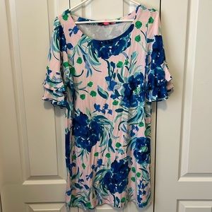 Lilly Pulitzer ruffle sleeve dress